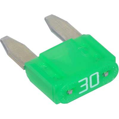 BK/ATM-30         Fusibles 30A 32Vdc 1kA IR Green